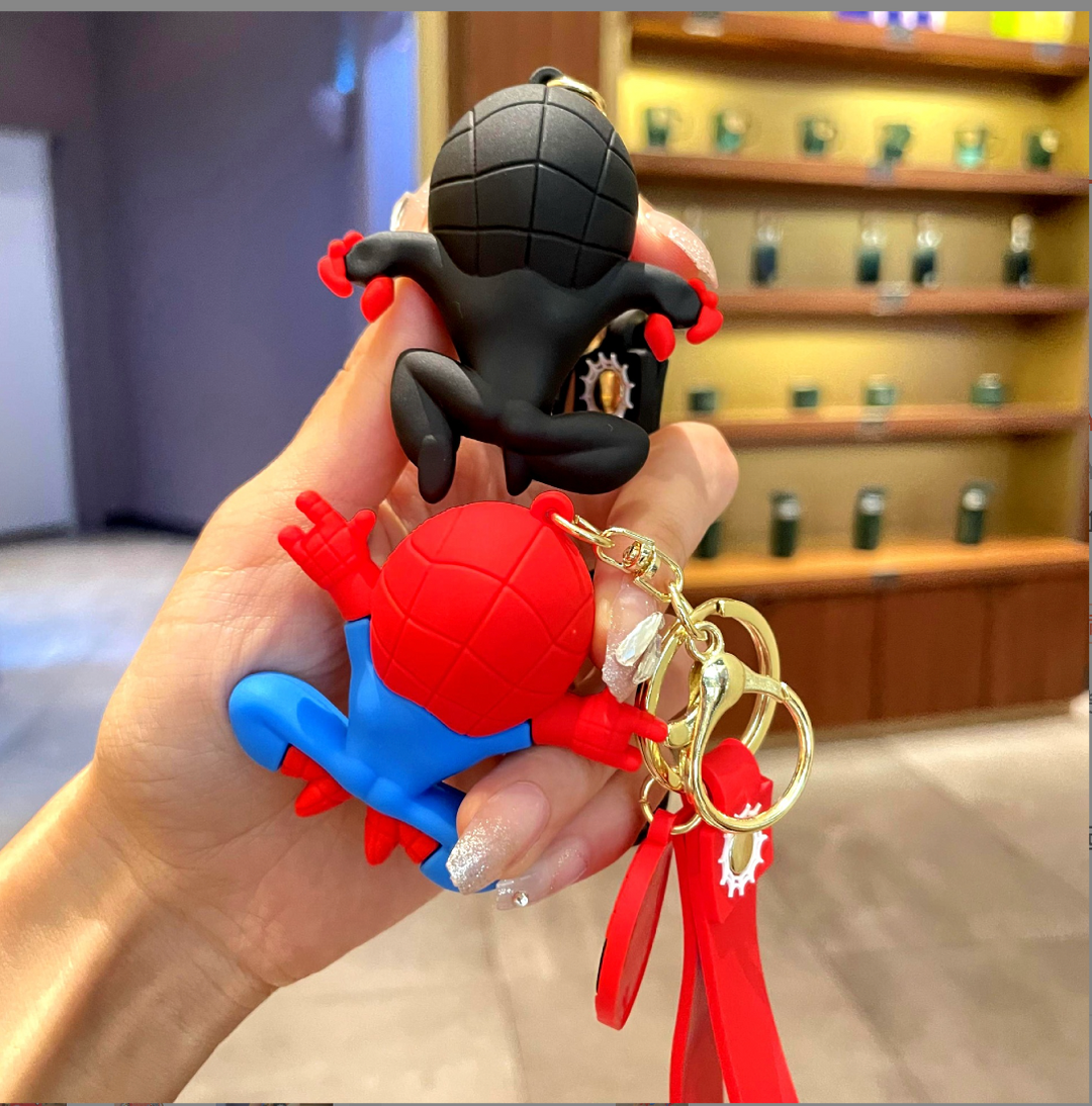 3D Spiderman Keychain - KC0002 - CuteCraftsWorld