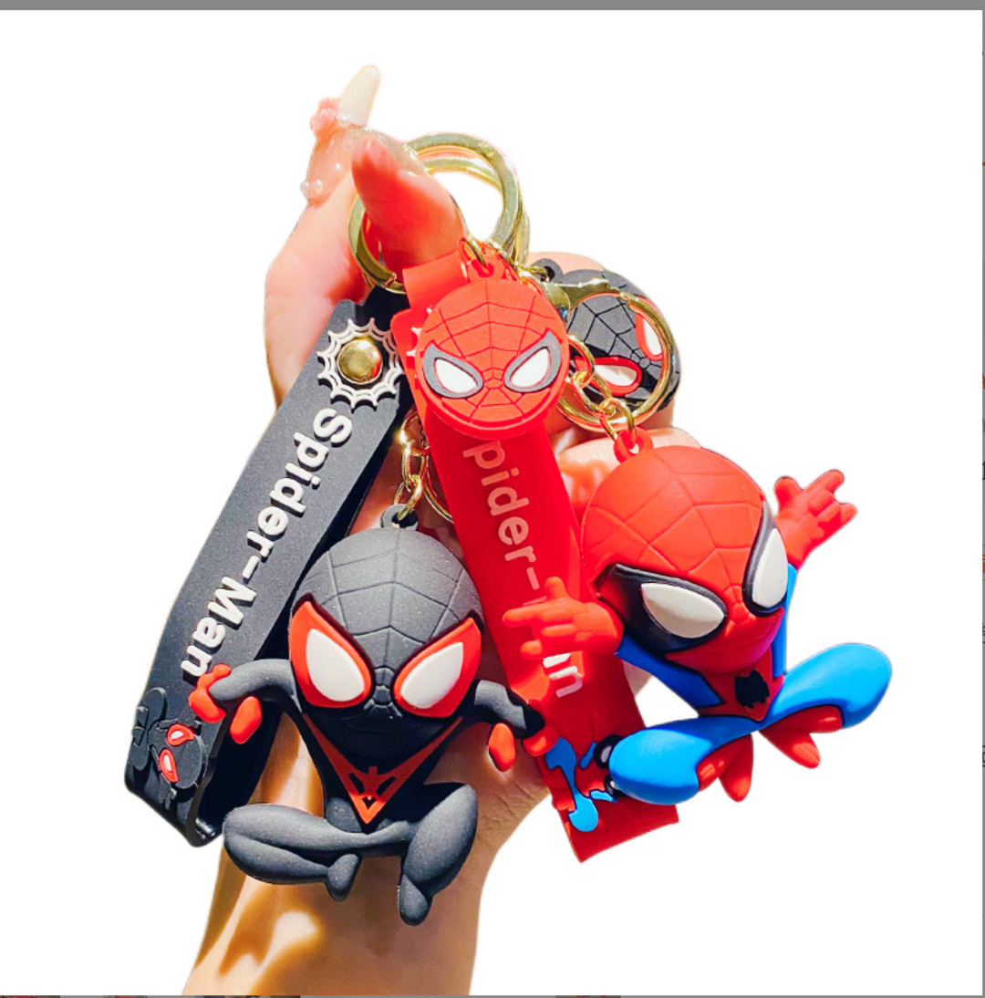 3D Spiderman Keychain - KC0002 - CuteCraftsWorld