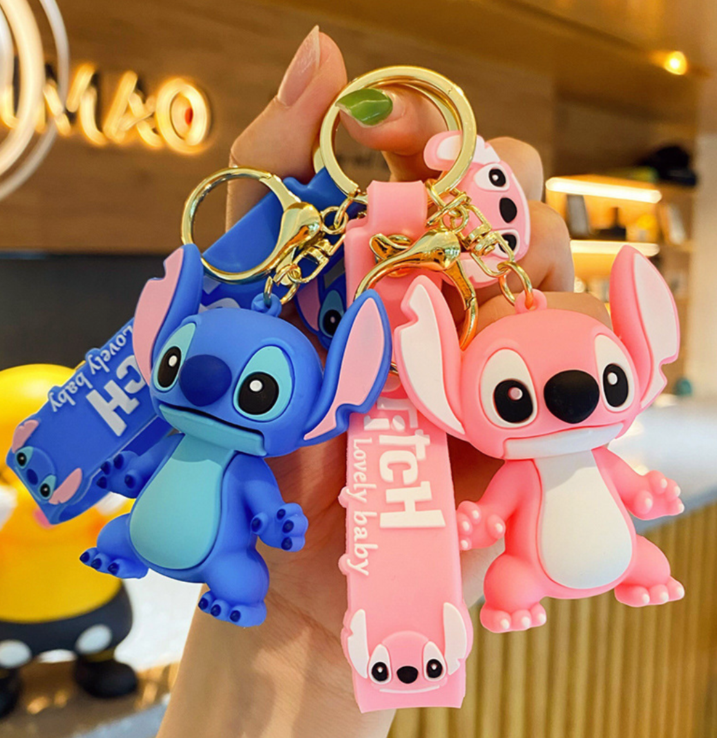 3D Lilo & Stitch Keychains - KC0001-9 - CuteCraftsWorld