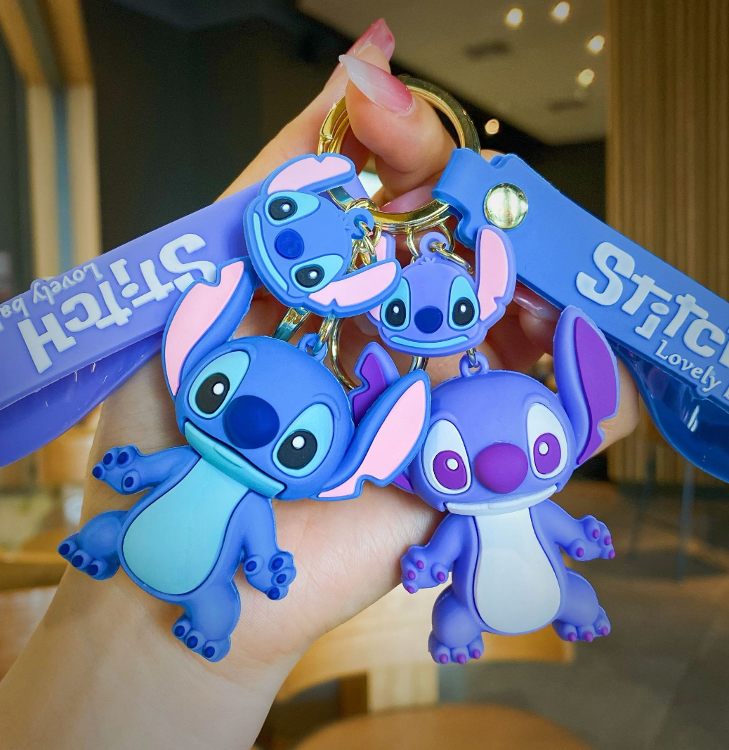 3D Lilo & Stitch Keychains - KC0001-9 - CuteCraftsWorld