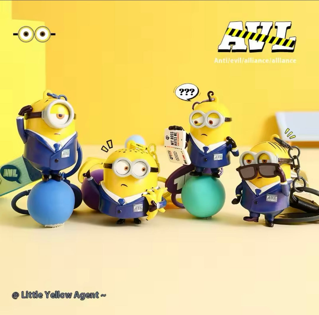 Minions AVL Agent Keychain | Despicable Me Themed Accessories KC0053