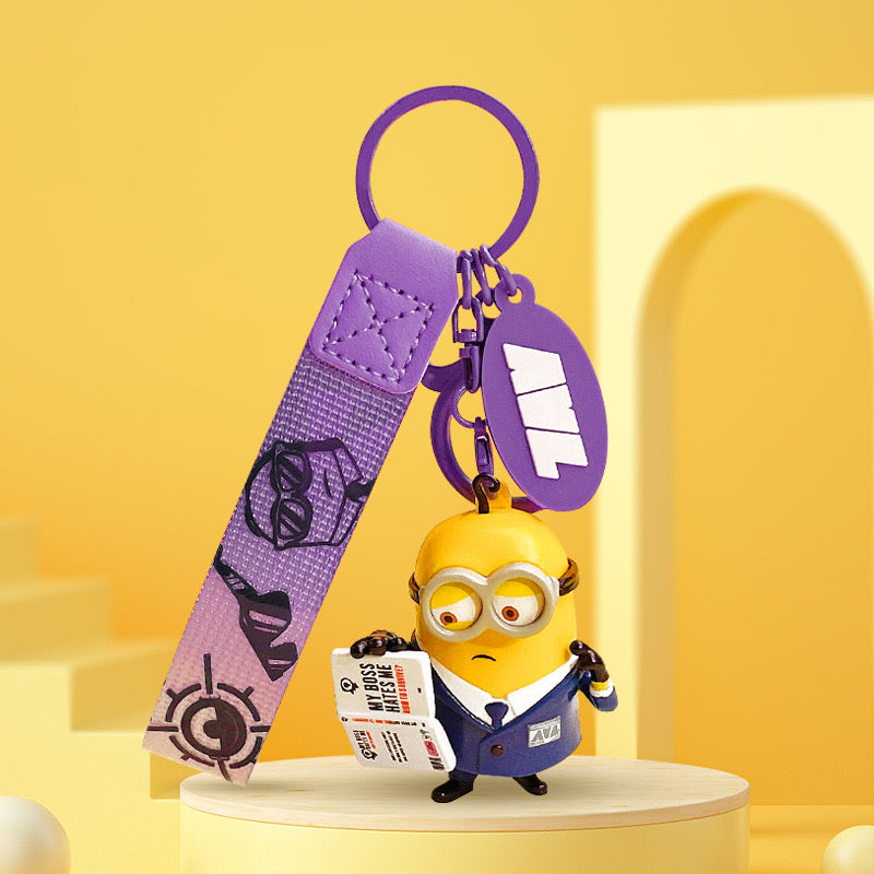 Minions AVL Agent Keychain | Despicable Me Themed Accessories KC0053