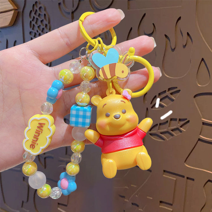 3D Winnie The Pooh & Piglet keychain - KC0050 - CuteCraftsWorld