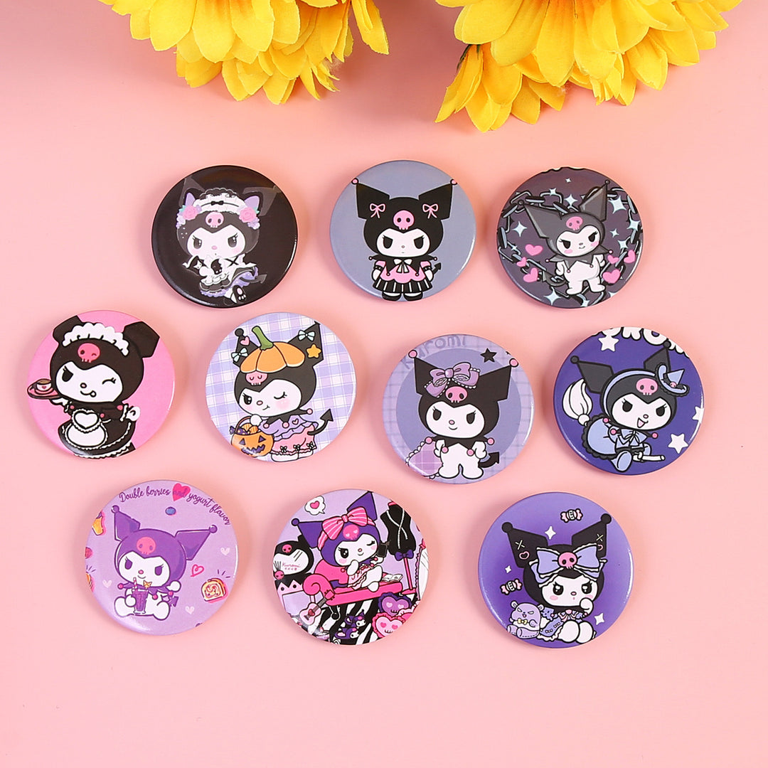 Sanrio Kuromi Brooch - B0006 - CuteCraftsWorld