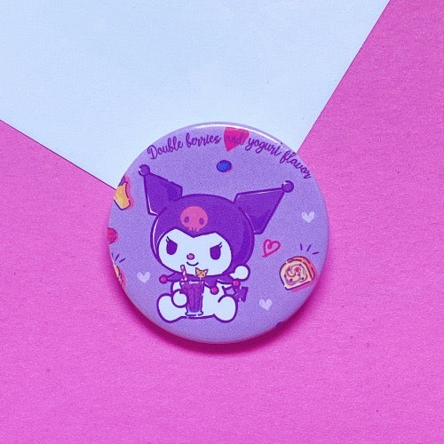 Sanrio Kuromi Brooch - B0006 - CuteCraftsWorld