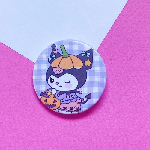 Sanrio Kuromi Brooch - B0006 - CuteCraftsWorld