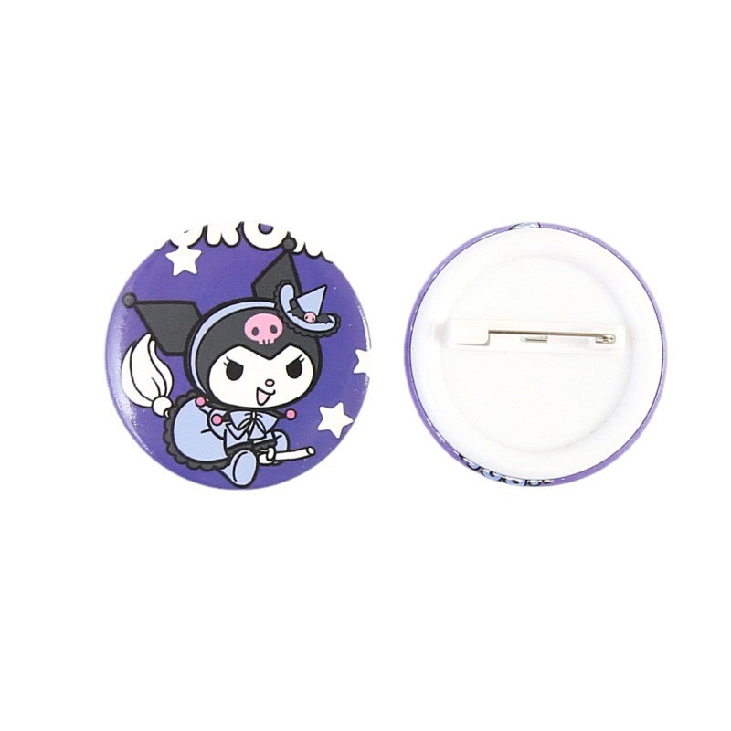 Sanrio Kuromi Brooch - B0006 - CuteCraftsWorld