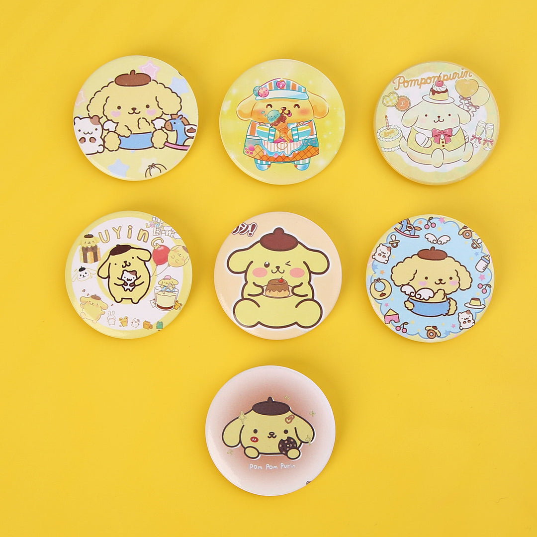 Sanrio Pompompurin Brooch - B0012 - CuteCraftsWorld