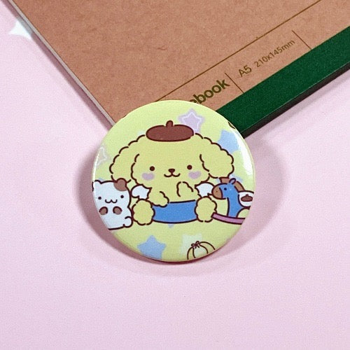 Sanrio Pompompurin Brooch - B0012