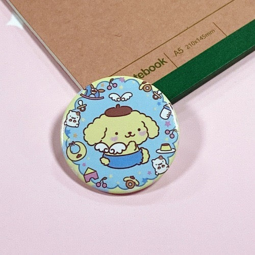 Sanrio Pompompurin Brooch - B0012