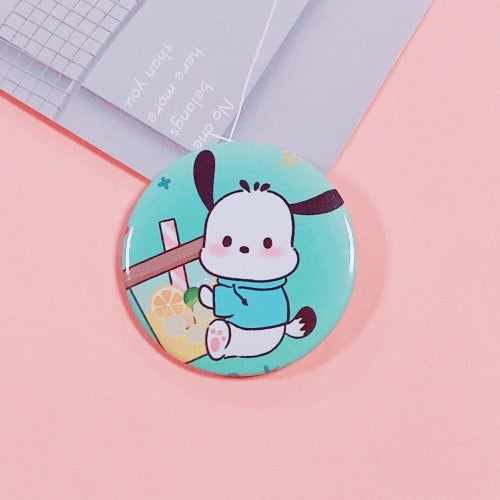 Sanrio Pochacco Brooch - B0014 - CuteCraftsWorld