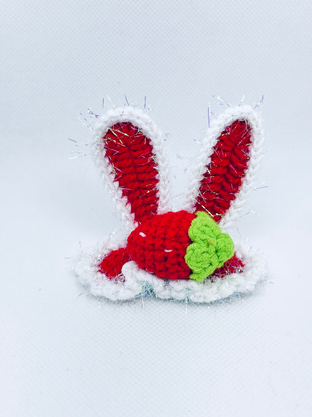 Crochet Bunny HairClip - HC0013 - CuteCraftsWorld