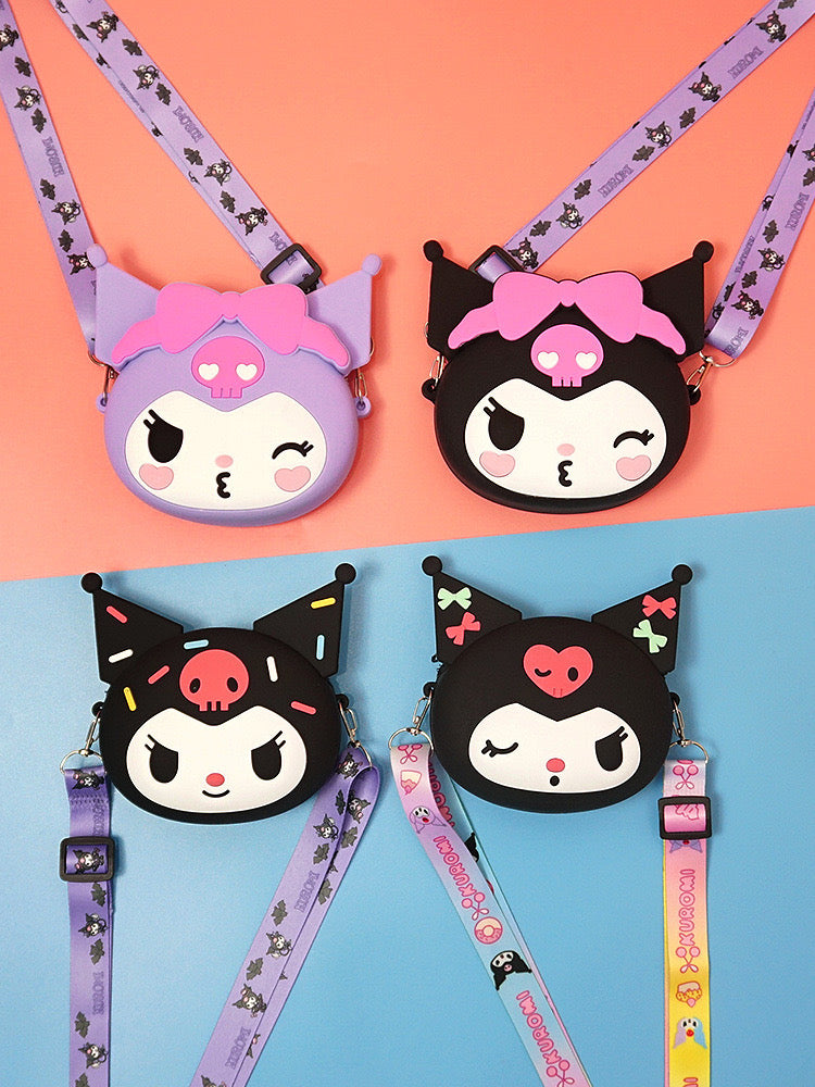 Kuromi Coin Purse Crossbody Bag - CBG0003 - CuteCraftsWorld