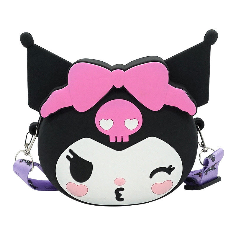 Kuromi Coin Purse Crossbody Bag - CBG0003 - CuteCraftsWorld