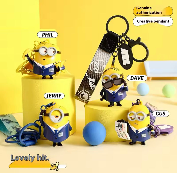 Minions AVL Agent Keychain | Despicable Me Themed Accessories KC0053