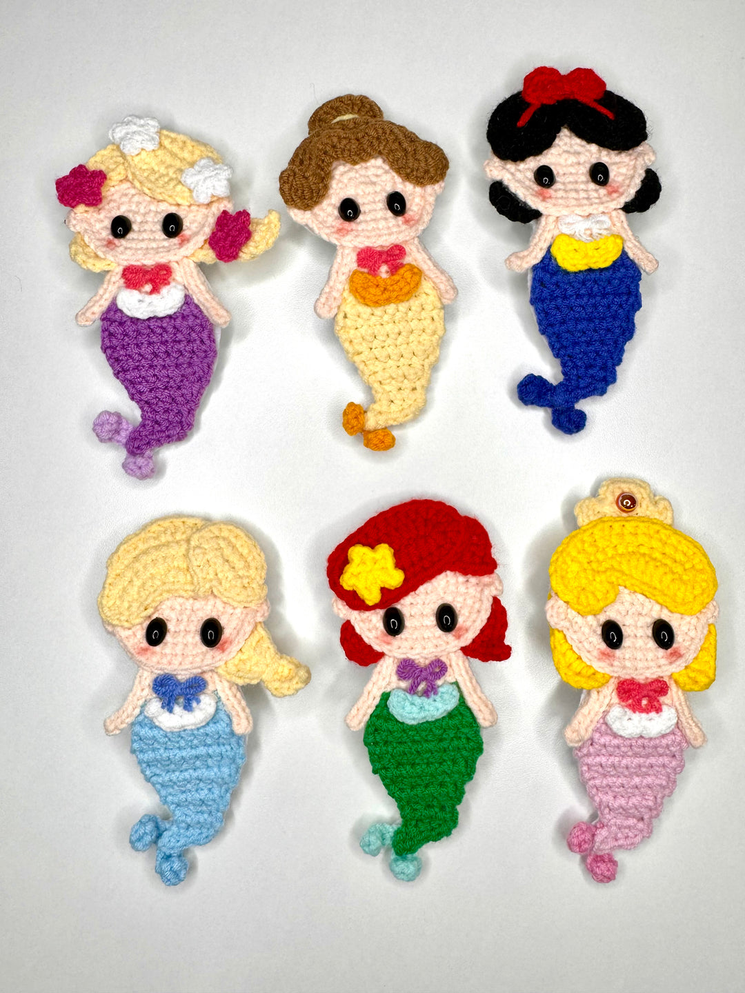 Crochet Disney HairClip - HC0001 - CuteCraftsWorld