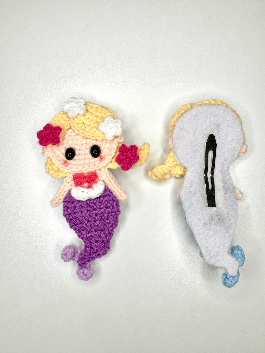 Crochet Disney HairClip - HC0001 - CuteCraftsWorld