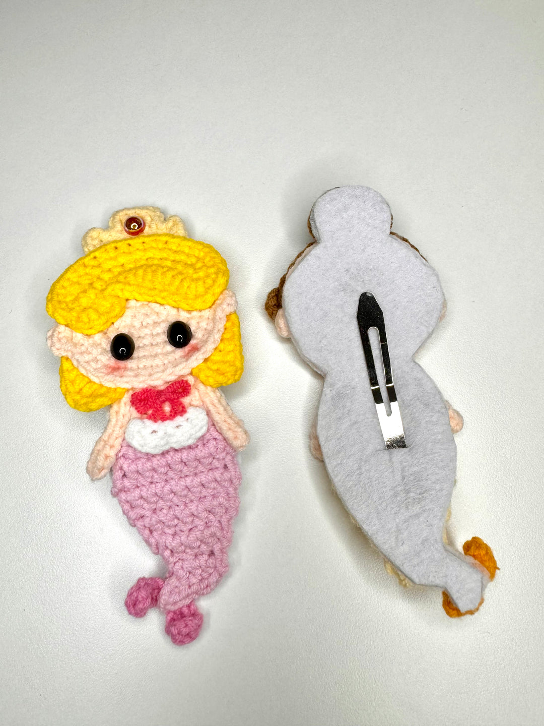 Crochet Disney HairClip - HC0001 - CuteCraftsWorld