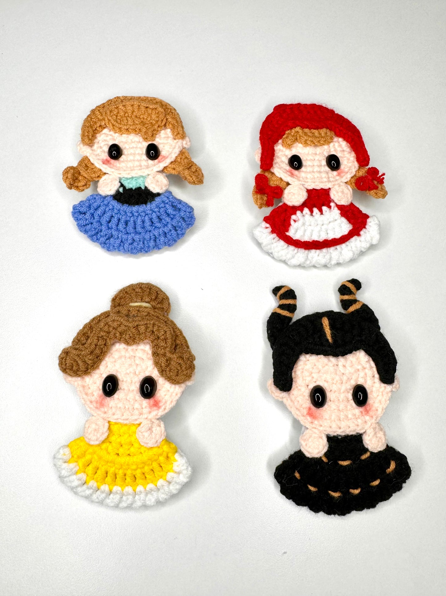 Crochet Disney Princess Hair Clip - HC0003