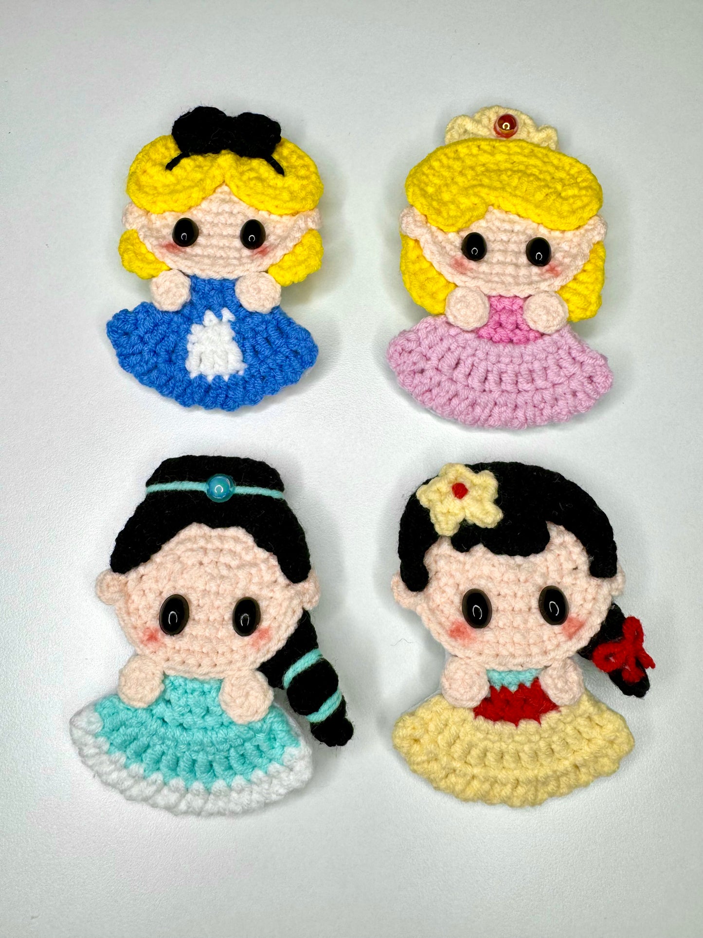 Crochet Disney Princess Hair Clip - HC0003