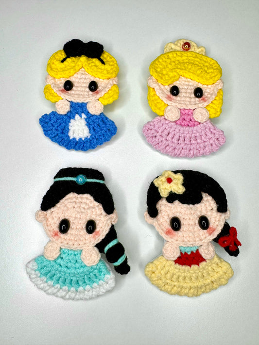 Crochet Disney Princess Hair Clip - HC0003