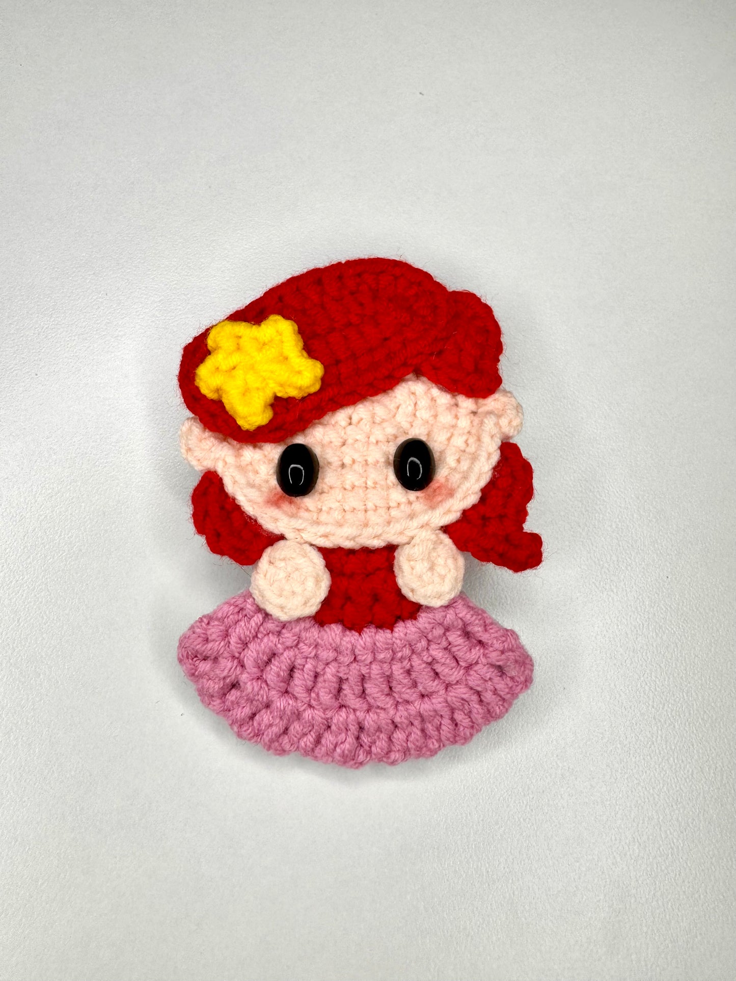 Crochet Disney Princess Hair Clip - HC0003