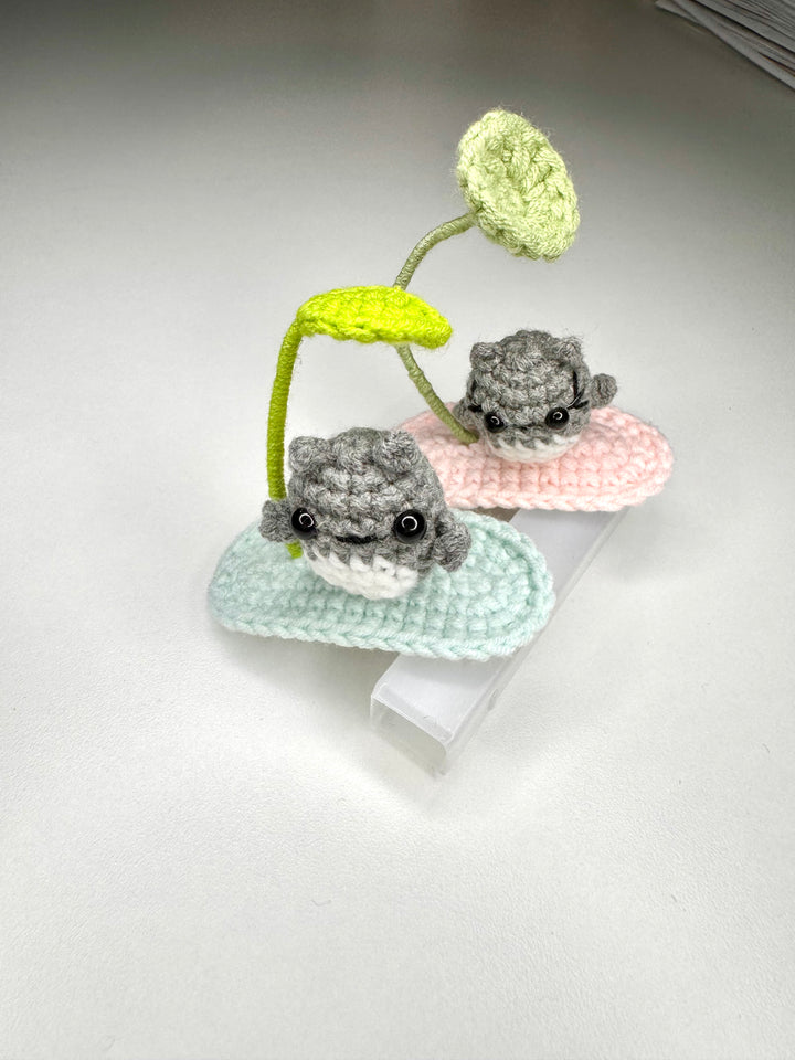 3D Miyazaki Hayao Spirited Away Crochet HairClip - HC0006 - CuteCraftsWorld