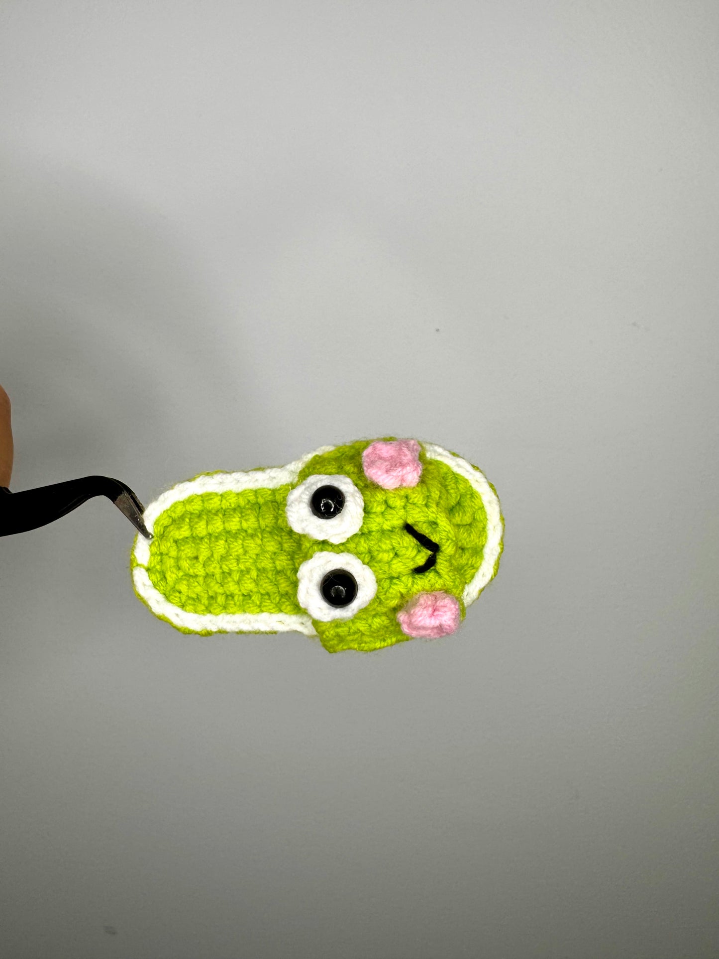 3D Crochet Frog Hair Clip - HC0007