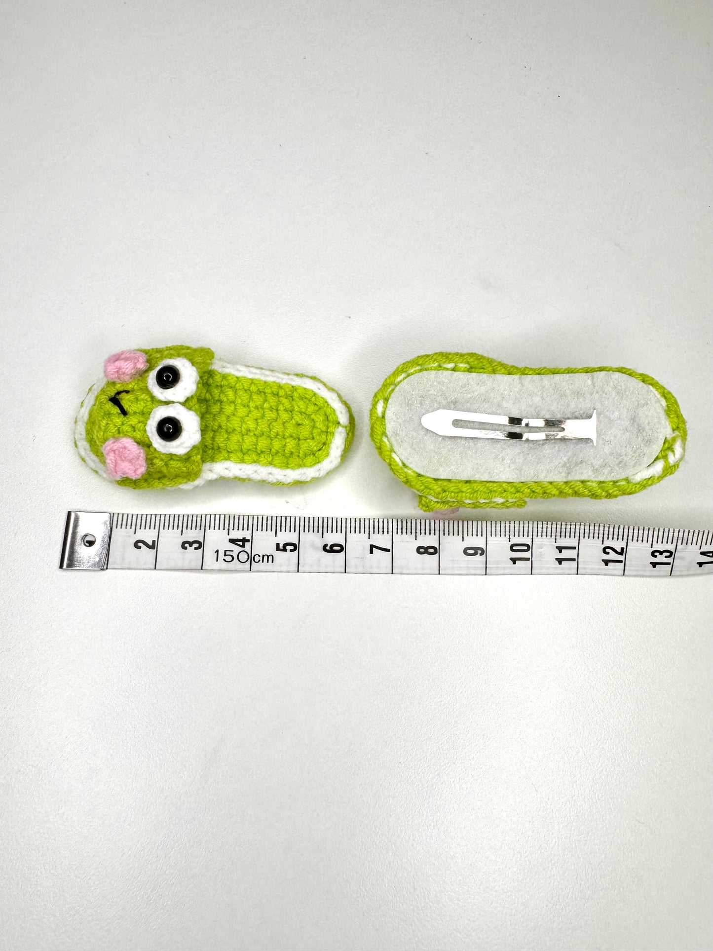 3D Crochet Frog Hair Clip - HC0007