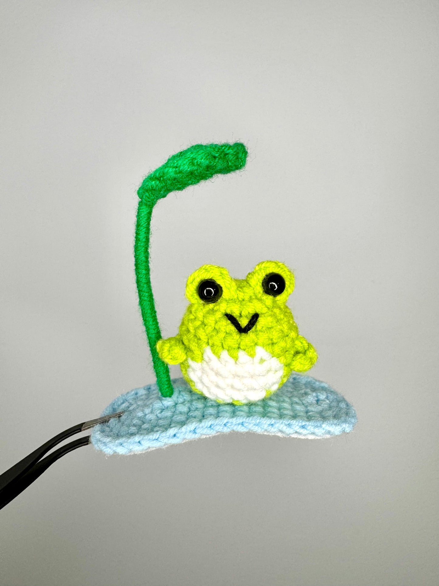 3D Crochet Frog Hair Clip - HC0007