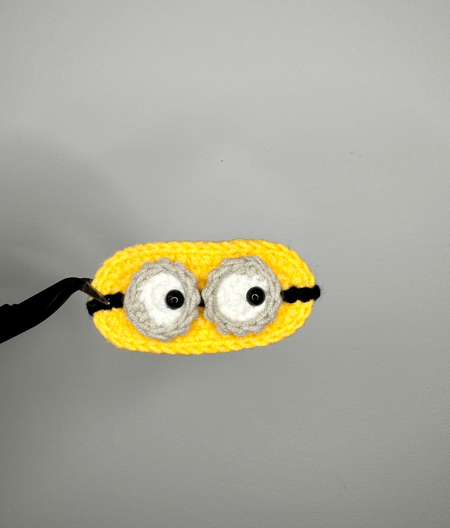 3D Crochet Minion Hair Clip - HC0008