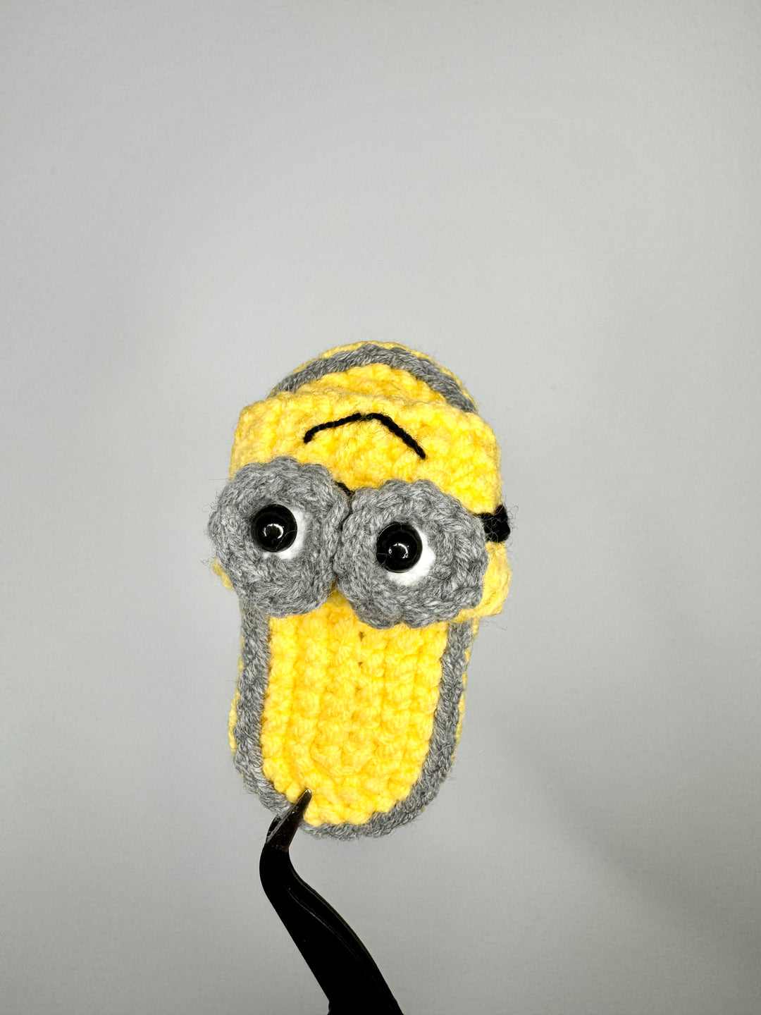 3D Crochet Minion HairClip - HC0008 - CuteCraftsWorld