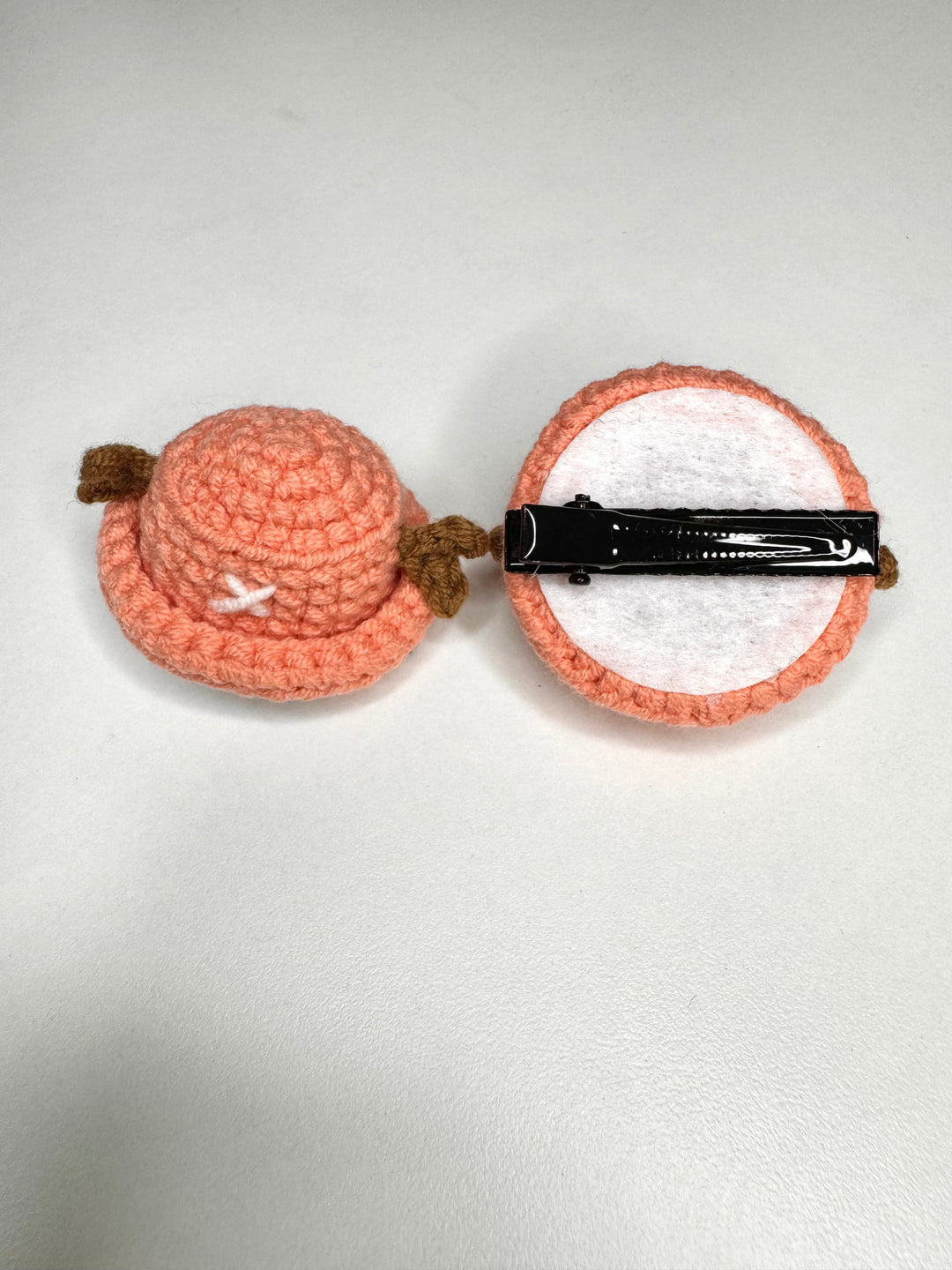 3D Crochet One Piece HairClip - HC0009 - CuteCraftsWorld