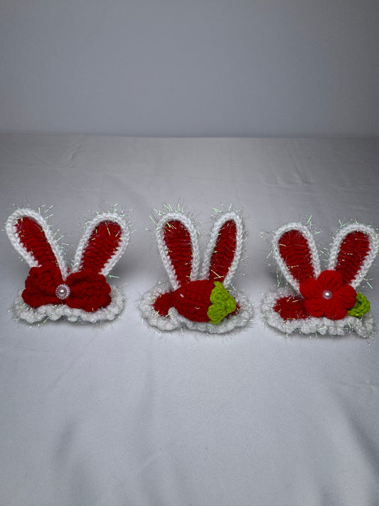 Crochet Bunny Hair Clip - HC0013