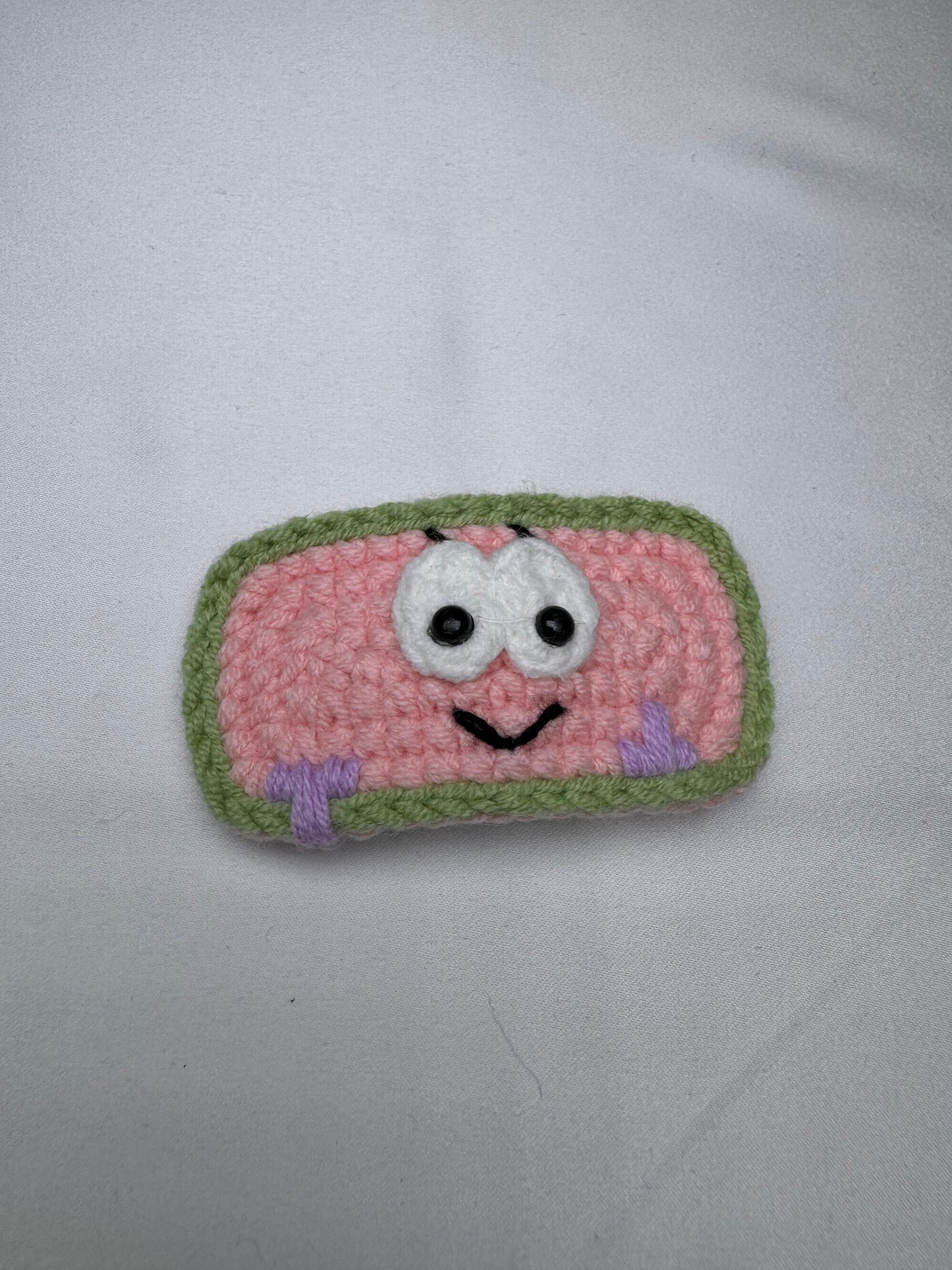 Crochet Spongebob & Patrick Hair Clip - HC0020