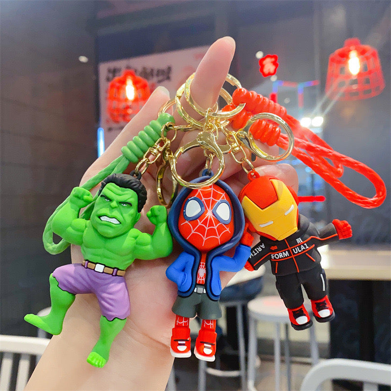 3D Marvel Superhero Keychain - KC0003 - CuteCraftsWorld