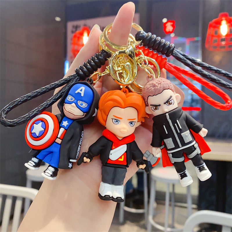 3D Marvel Superhero Keychain - KC0003 - CuteCraftsWorld