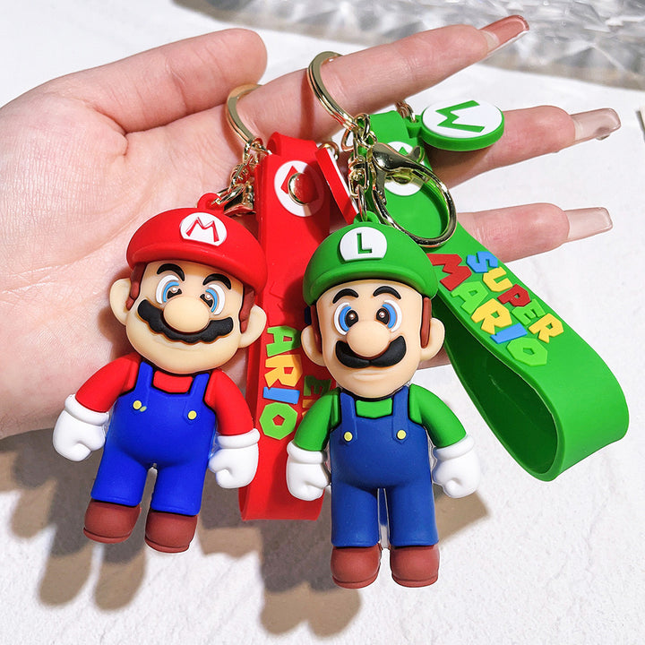 3D Super Mario Lanyard Keychain - KC0007 - CuteCraftsWorld