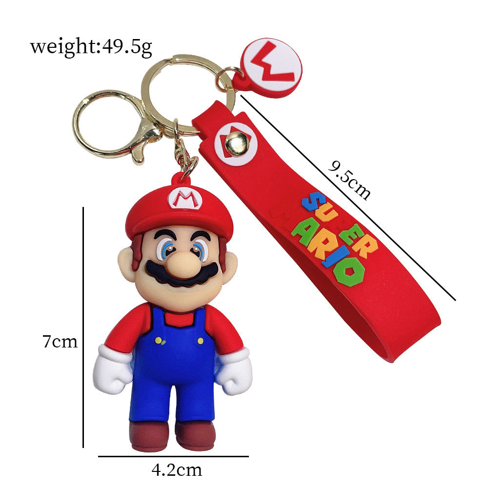 3D Super Mario Lanyard Keychain - KC0007 - CuteCraftsWorld