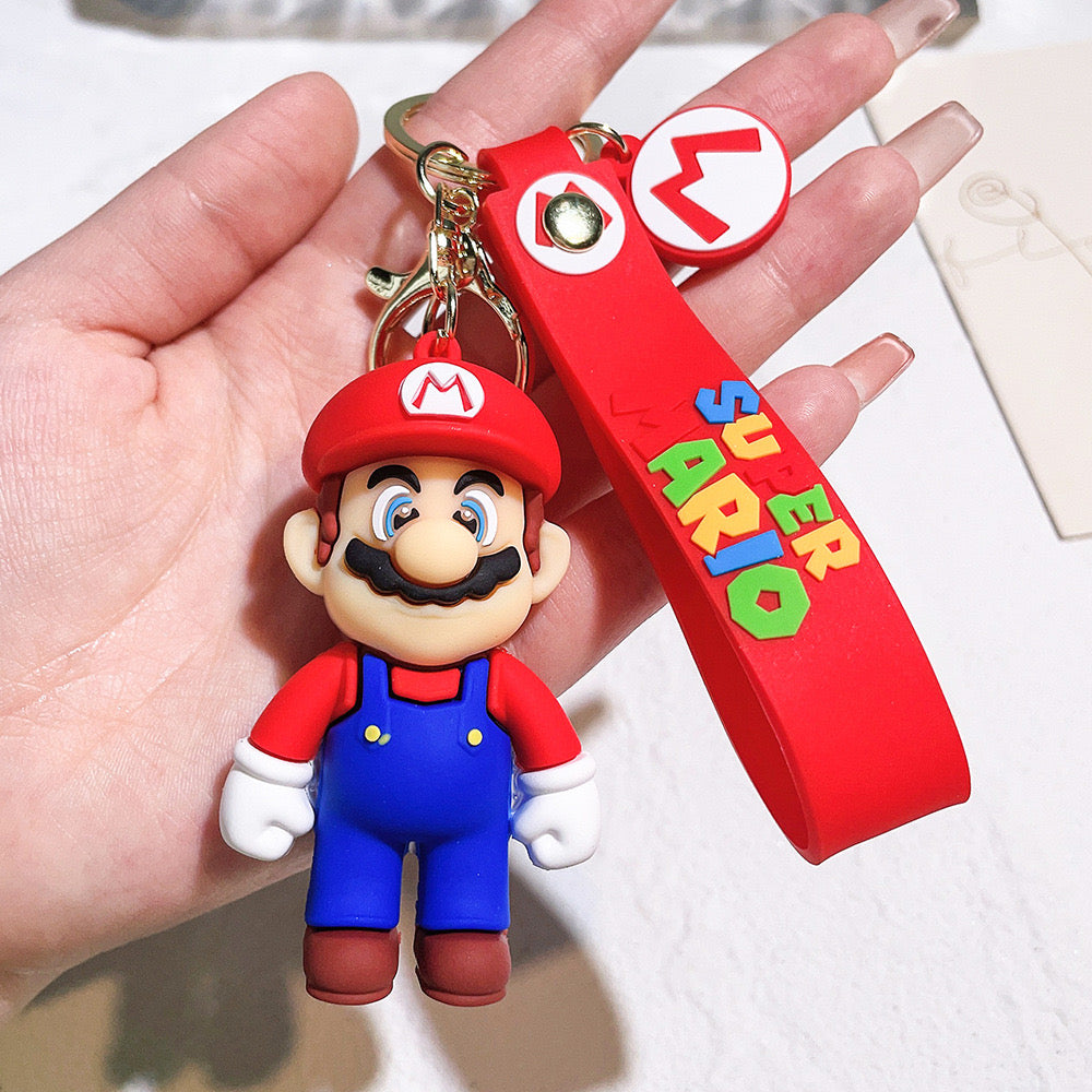 3D Super Mario Lanyard Keychain - KC0007 - CuteCraftsWorld