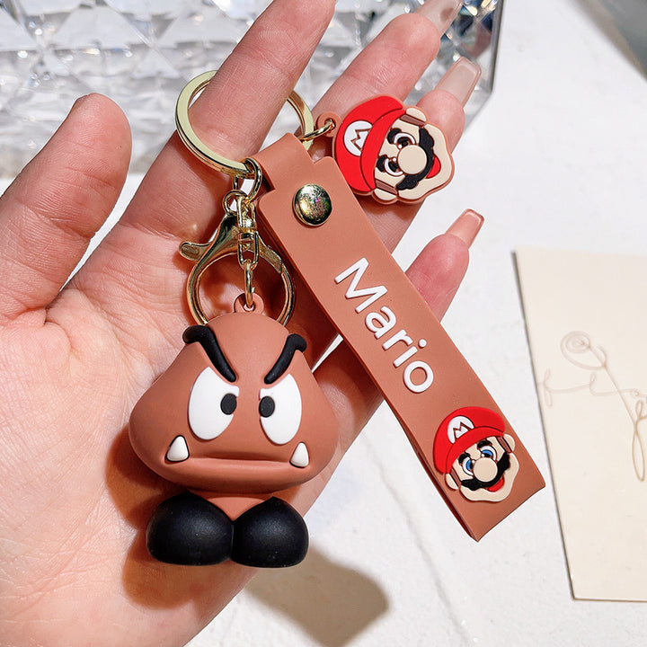 3D Super Mario Lanyard Keychain - KC0007 - CuteCraftsWorld