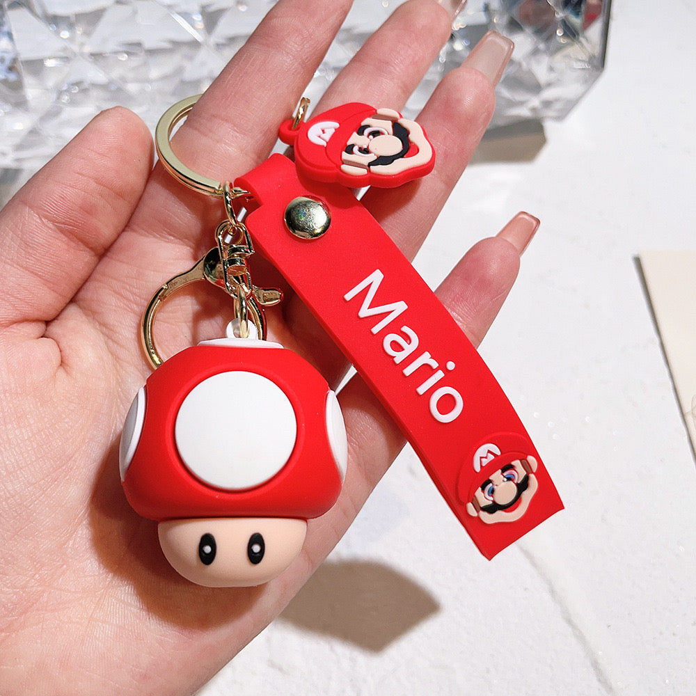 3D Super Mario Lanyard Keychain - KC0007