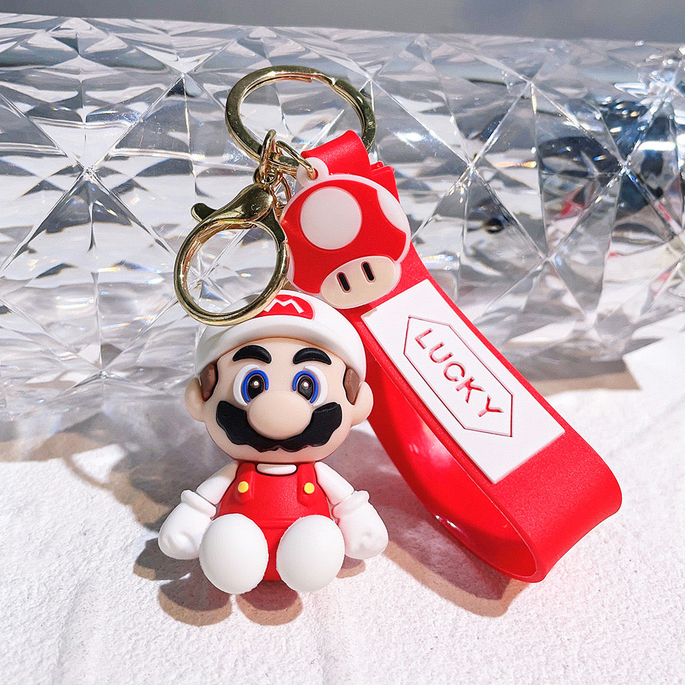 3D Super Mario Lanyard Keychain - KC0007