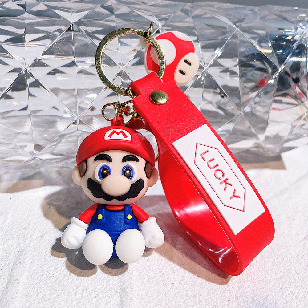 3D Super Mario Lanyard Keychain - KC0007