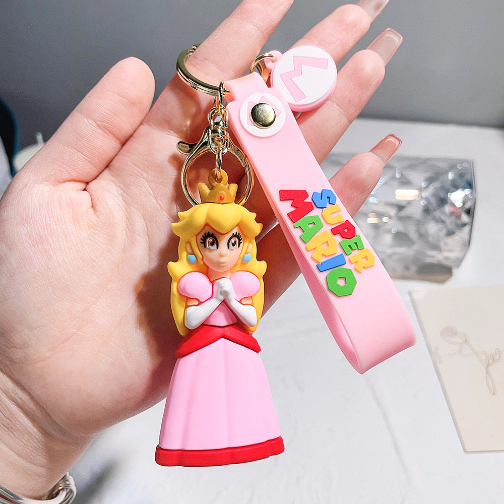 3D Super Mario Lanyard Keychain - KC0007