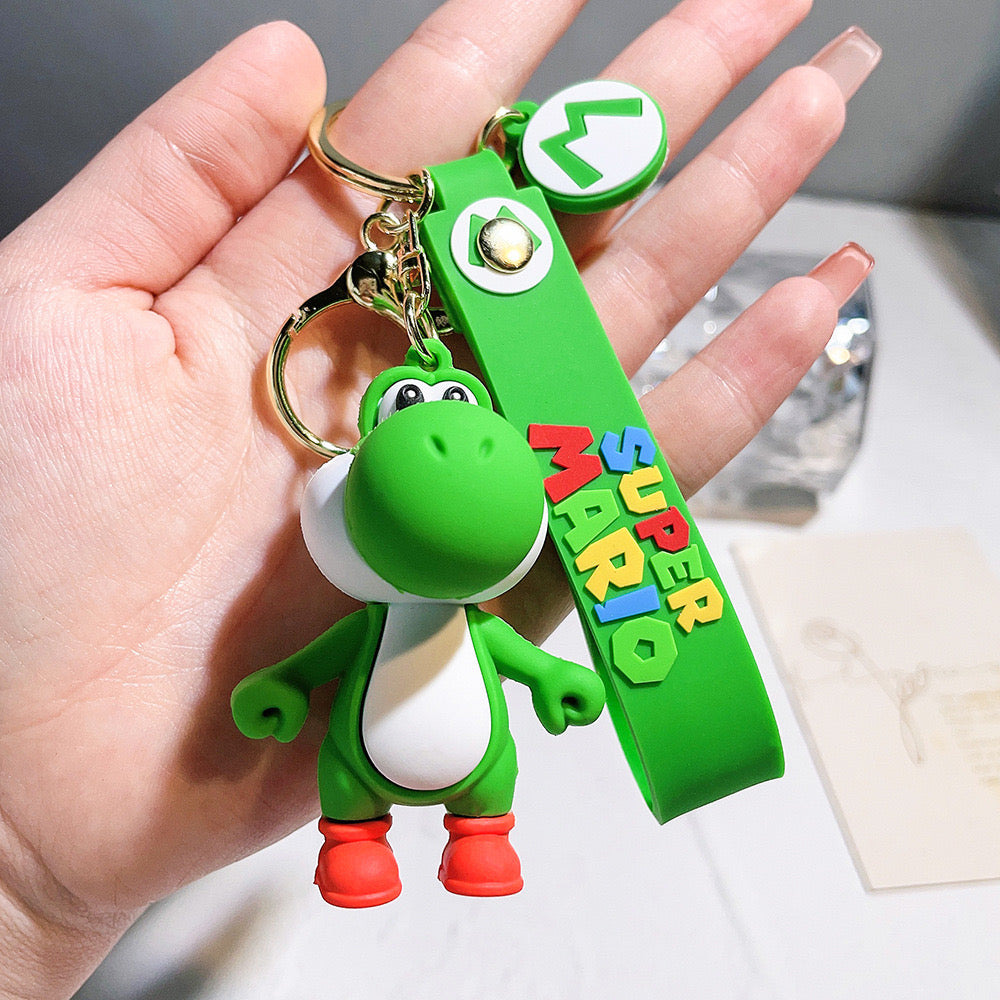 3D Super Mario Lanyard Keychain - KC0007 - CuteCraftsWorld