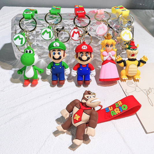 3D Super Mario Lanyard Keychain - KC0007