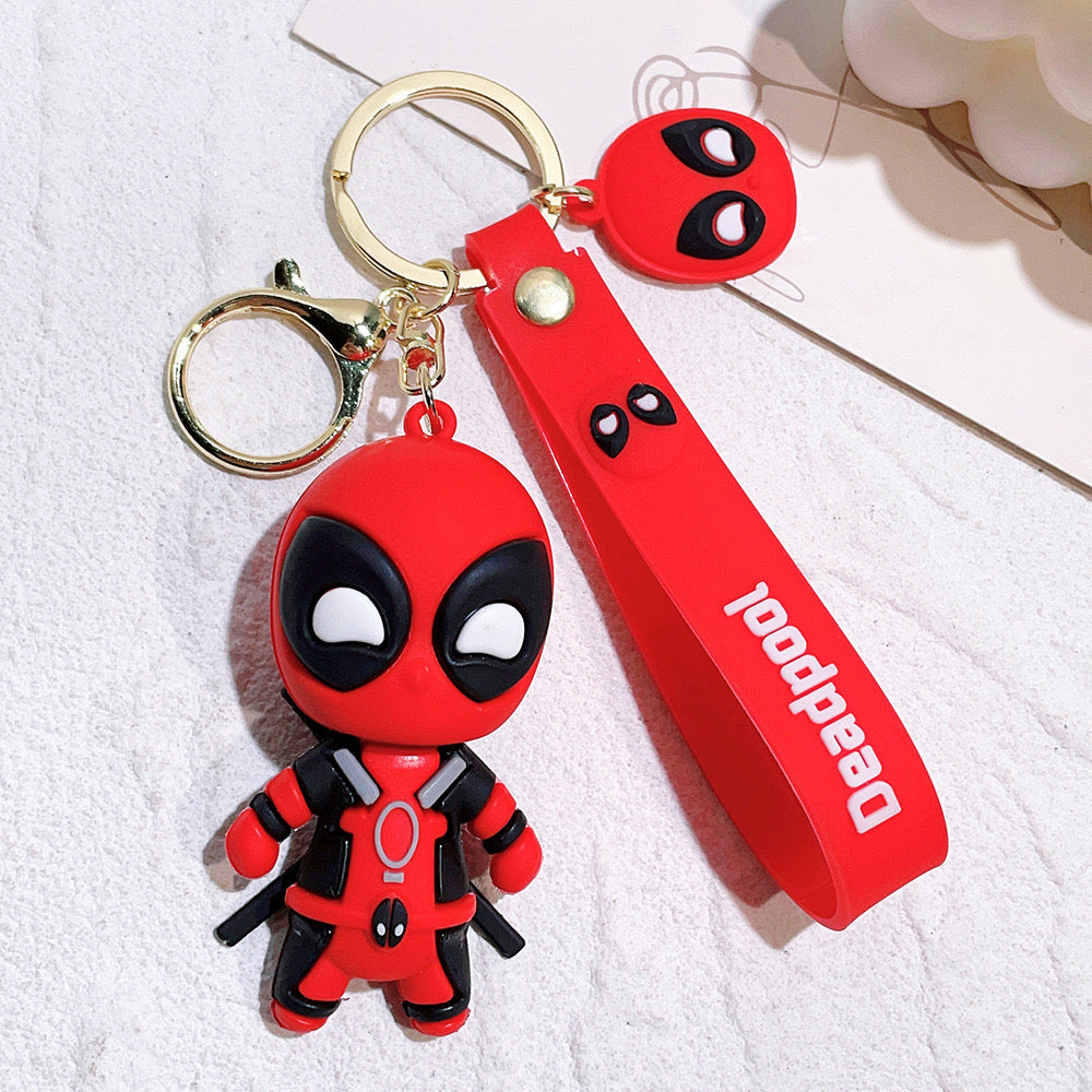 3D Deadpool Lanyard Keychain - KC0011