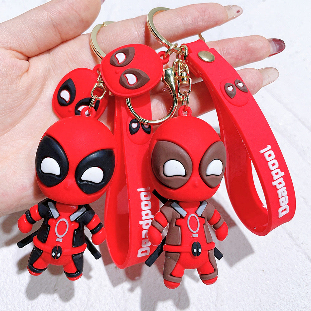 3D Deadpool Lanyard Keychain - KC0011 - CuteCraftsWorld