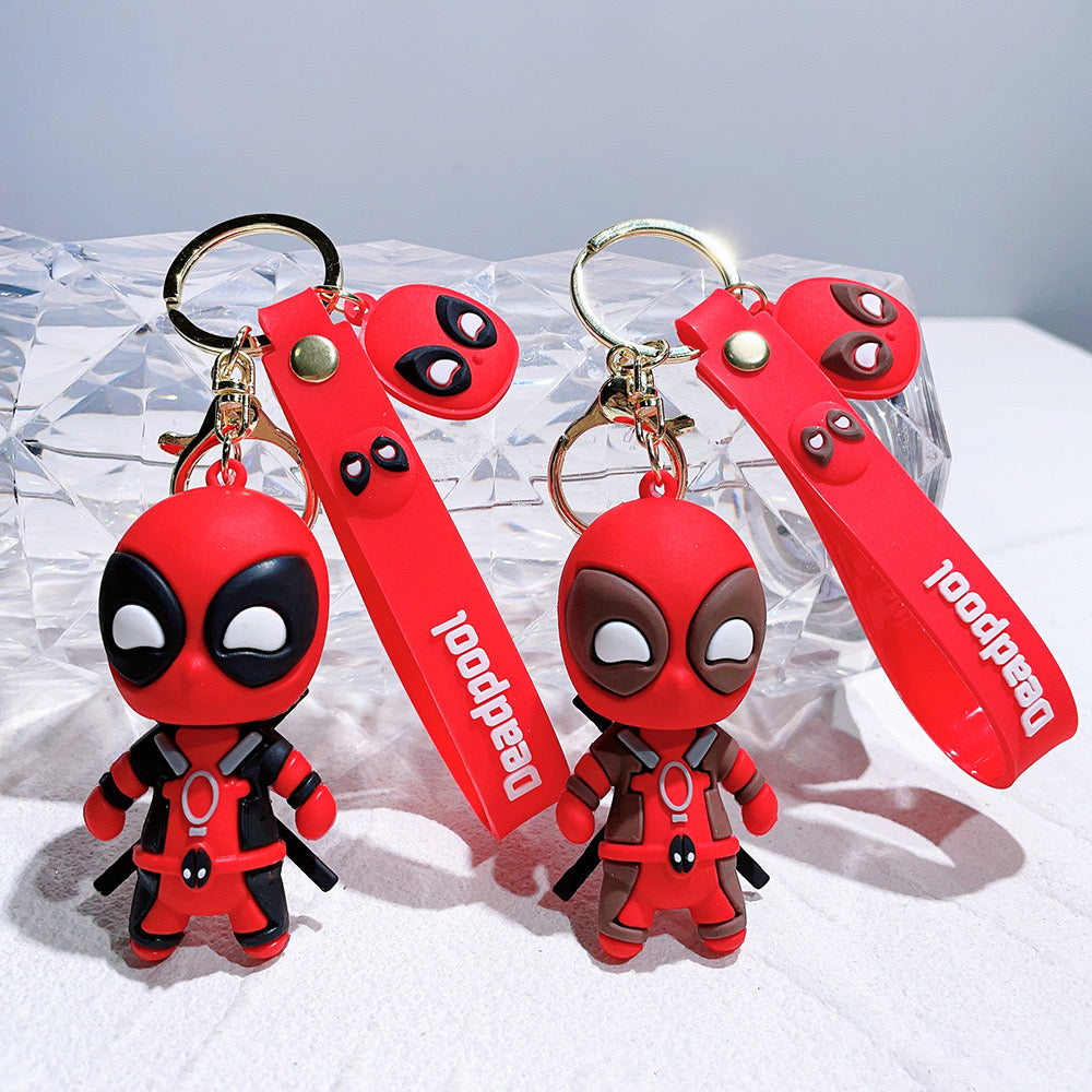 3D Deadpool Lanyard Keychain - KC0011